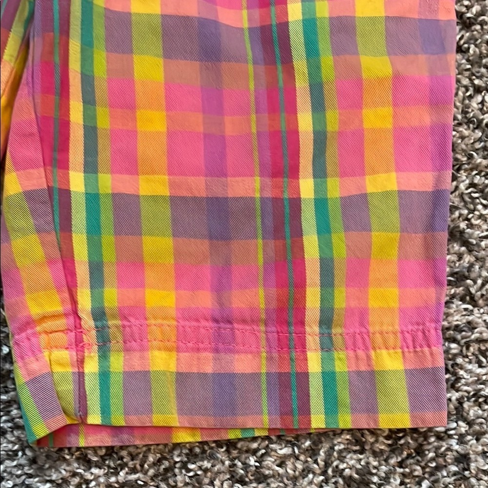 Cherokee Multicolor Plaid Kids Shorts - Picture 2 of 8